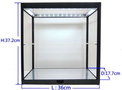 Available To Order – Double Led Lit Showcase Holds 2 x 1/18th Black 1:18 (TRN 187820K)