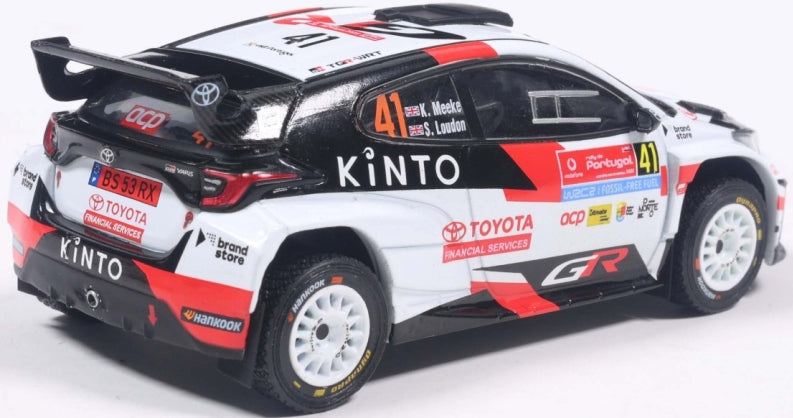 Toyota Yaris Rally2 Kris Meeke/Stuart Loudon Rally de Portugal 2025 1:43 Trofeu Model (view 2)
