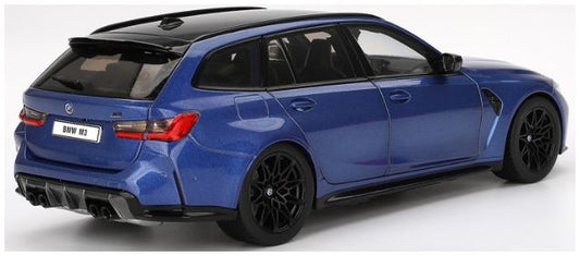 BMW M3 Touring M Portimao Blue Metallic 1:18 TrueScale Miniatures Model (view 2)