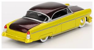 Available To Order – Lincoln Capri Hot Rod 1954 Lime Yellow (LHD) 1:64 (TSM MGT00794-L)