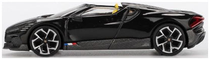 Available To Order – Bugatti W16 Mistral Black (LHD) 1:64 (TSM MGT01058-L)