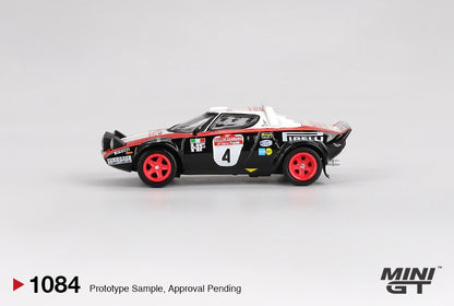 Available To Order – Lancia Stratos HF #4 1978 Rally Sanremo Winner (LHD) 1:64 (TSM MGT01084-L)
