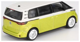 Available To Order – VW ID.Buzz Candy White/Pomelo Yellow (LHD) Blister Packaging 1:64 (TSM MGT01110-BL)