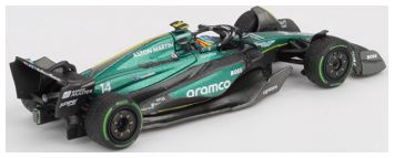 Available To Order – Aston Martin AMR24 #14 Fernando Alonso 202 F1 2024 Canadian GP 1:64 (TSM MGT01113-L)