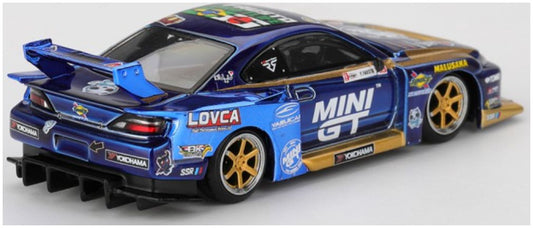 Available To Order – Nissan LB-Super Silhouette S15 Silvia #555 Mini GT Liberty Walk 2025 (RHD) Blister 1:64 (TSM MGT01157-BL)