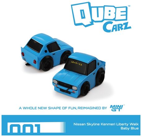 Available To Order – Qubecarz Inner Pack Complete Set of 6 Style Cars (TSM QZ001PACK6)