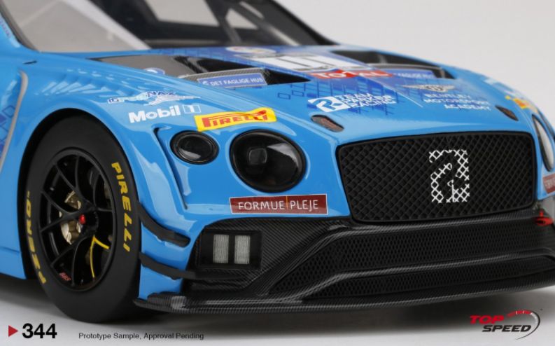 Bentley Continental GT3 #11 Team Parker 2020 Total 24hrs of Spa 1:18 – diecast model (view 4)