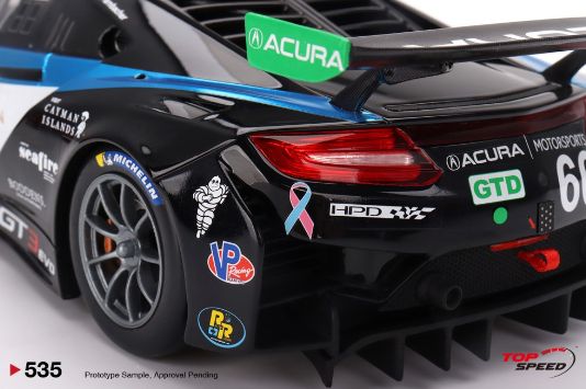 Acura NSX GT3 EVO22 #66 Gradient Racing 1:18 – diecast model (view 5)