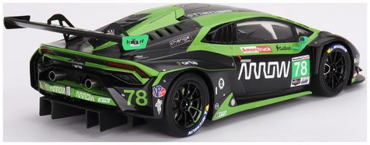 Lamborghini Huracan GT3 EVO2 #78 Forte Racing IMSA 2023 Daytona 24hrs 1:18 – diecast model (view 2)