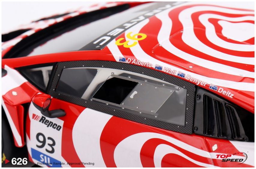 Lamborghini Huracan GT3 EVO2 #93 Wall Racing 2024 Bathurst 12hrs 1:18 – diecast model (view 5)