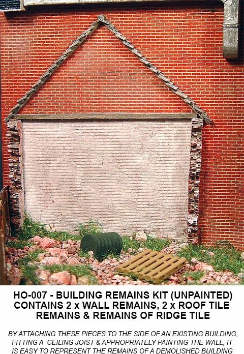 Building Remains HO – diecast model (view 2)