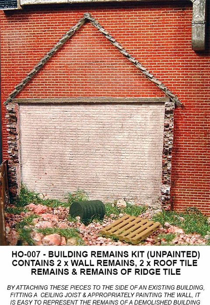 Building Remains HO – diecast model (view 2)