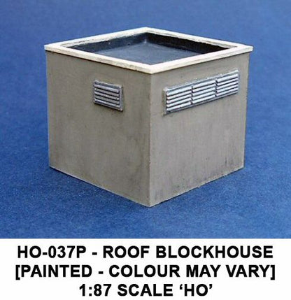 Roof block House (Painted) HO – diecast model (view 2)