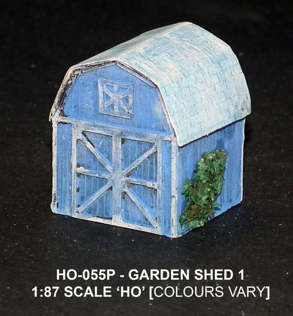 Garden Shed 1 (Painted) HO – diecast model (view 3)