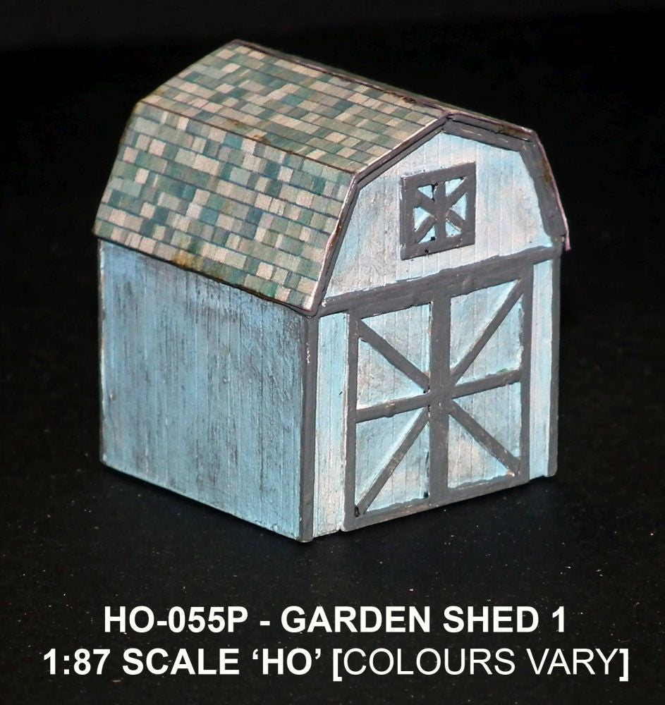 Garden Shed 1 (Painted) HO – diecast model (view 4)