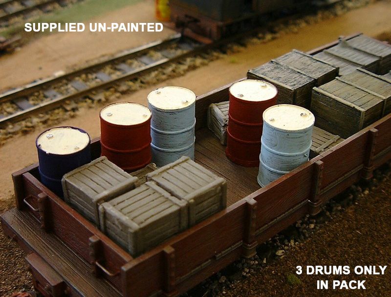 Oil drums (2) O – diecast model (view 2)