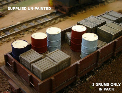 Oil drums (2) O – diecast model (view 2)