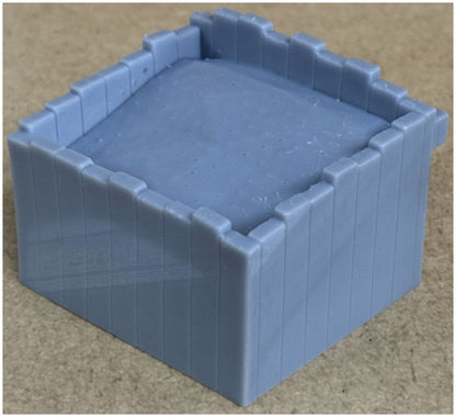 Sleeper Built Buffer Stop (3D Print) O – diecast model (view 2)