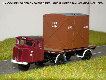 Type 'A' container - LMS Bauxite (2 pcs) Running Numbers A194 & A213 OO – diecast model (view 3)