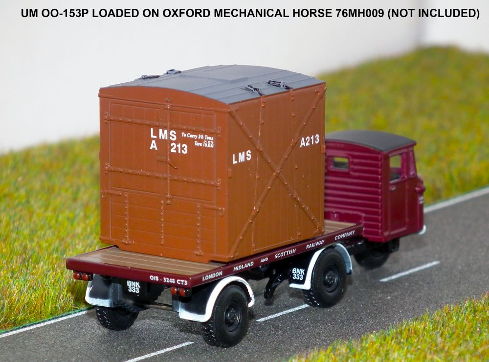 Type 'A' container - LMS Bauxite (2 pcs) Running Numbers A194 & A213 OO – diecast model (view 4)