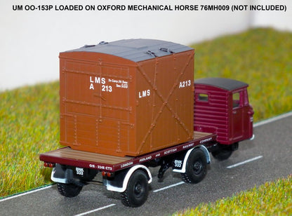 Type 'A' container - LMS Bauxite (2 pcs) Running Numbers A194 & A213 OO – diecast model (view 4)