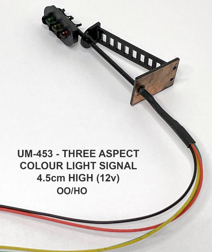 Three Aspect Signal Lamp 4.5cm OO/HO OO/HO – diecast model (view 2)