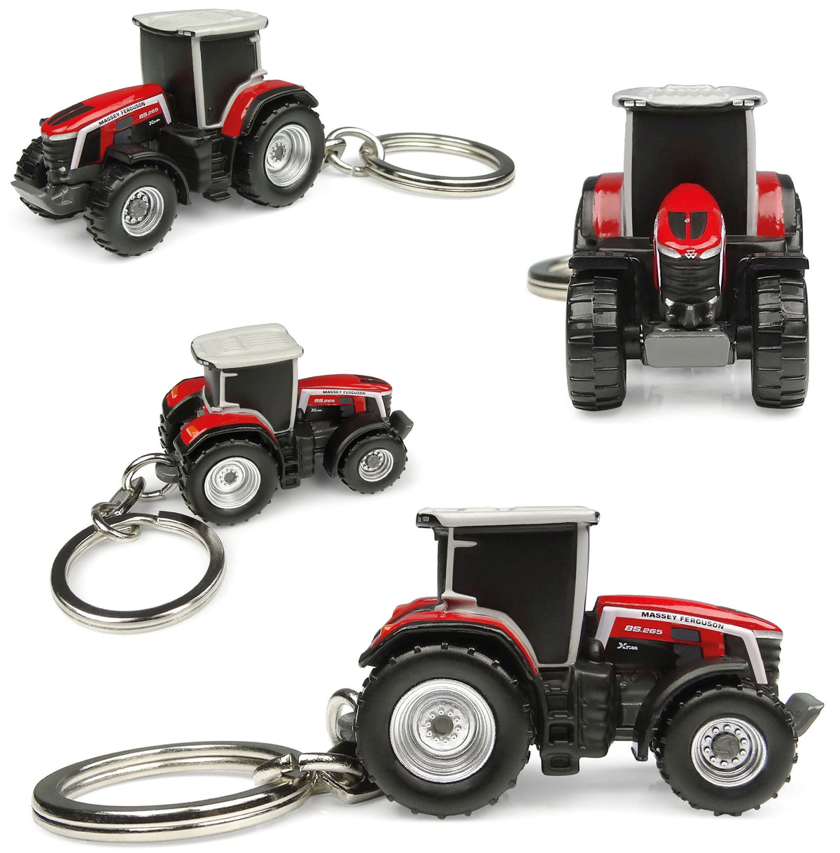 Massey Ferguson 8S.265 Xtra Keyring – diecast model (view 2)