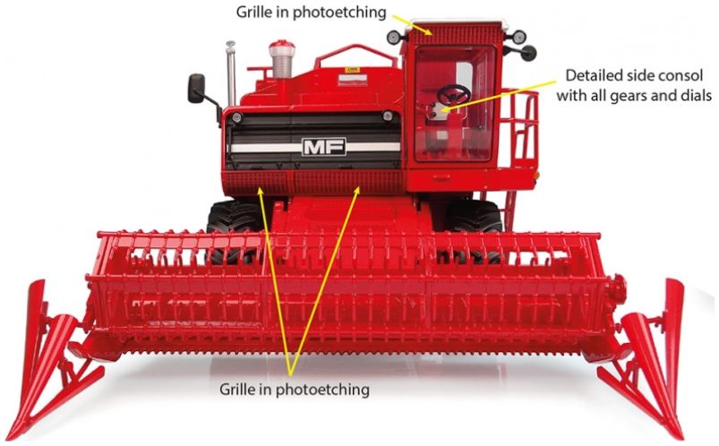 Massey Ferguson 760 Combine 1:32 Universal Hobbies Model (view 3)
