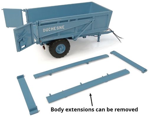 Available To Order – Duchene BM Series Tipping Trailer 1:32 (UNI 6724)
