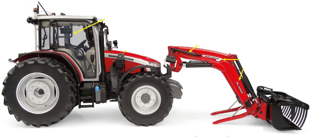 Available to Order – Massey Ferguson 5M.145 w/Front Loader 1:32 (UNI 6784)