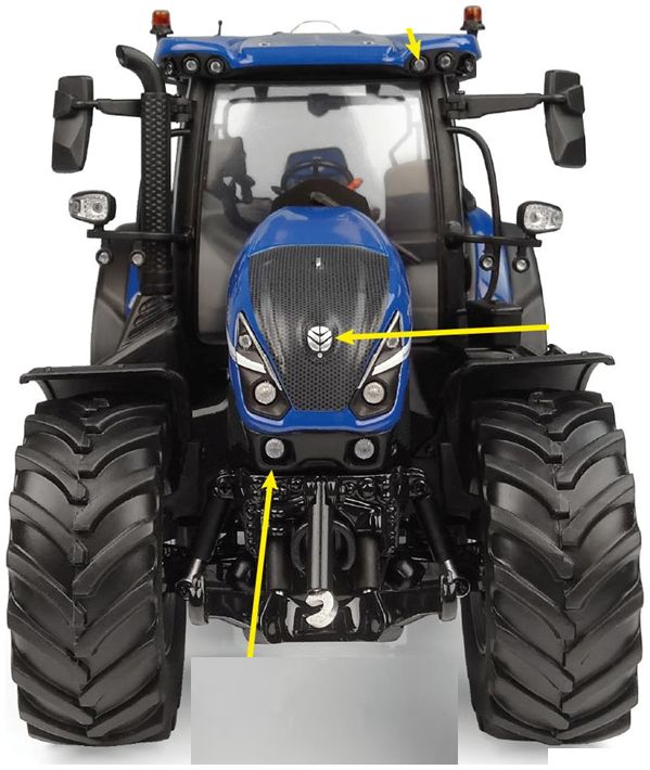 Available To Order – New Holland T7.210 Dynamic Blue 1:32 Universal Hobbies Model (UNI 6810)