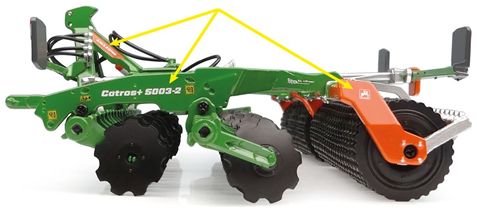 Amazone Catros 5003-2 1:32 – diecast model (view 3)