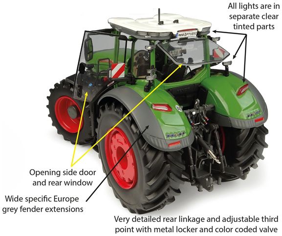 Fendt 1052 Vario Europe Version 2026 1:32 Universal Hobbies Model (view 2)
