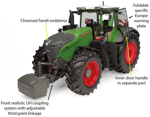 Fendt 1052 Vario Europe Version 2026 1:32 Universal Hobbies Model (view 3)