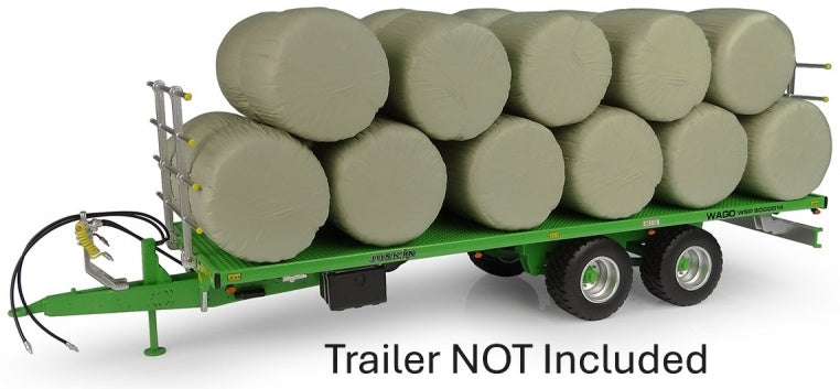 Pack of 20 Round Silage Bales Green 1:32 Universal Hobbies Model (view 2)