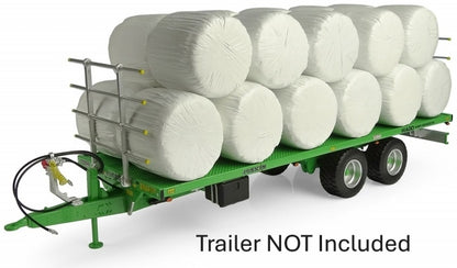 Pack of 20 Round Silage Bales White 1:32 Universal Hobbies Model (view 2)
