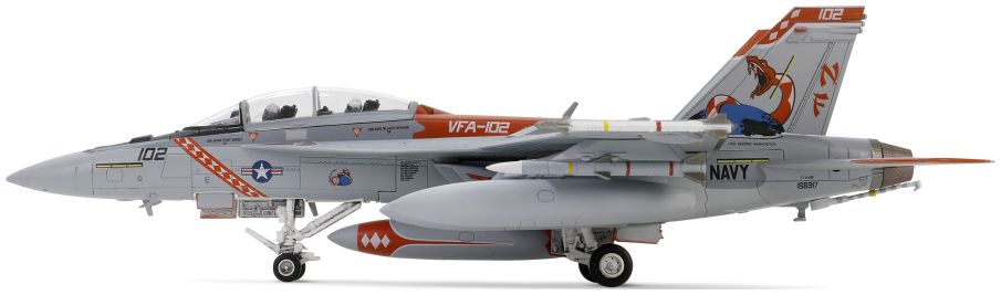 F/A-18F Super Hornet VFA-102 Diamondbacks 1:72 – diecast model (view 5)