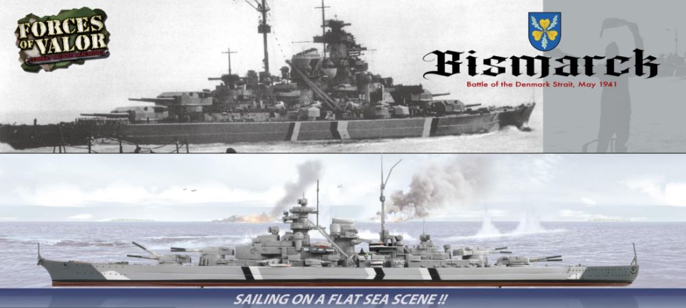 Bismark Battleship (Waterline Series) Battle of the Denmark Strait May 1941 1:700 – diecast model (view 3)