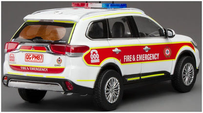 Mitsubishi Outlander 2019 Queensland Fire Emergency Service (Limited Edition 499pcs) 1:43 – diecast model (view 2)