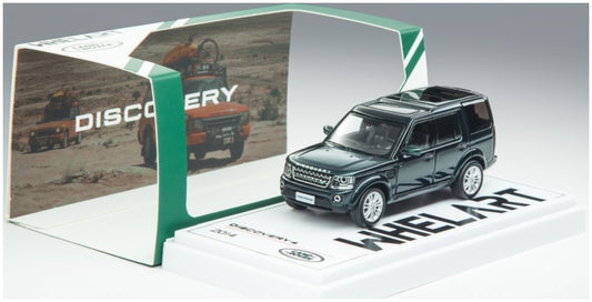 Available to Order – Land Rover Discovery 4 British Green 1:64 Whelart Model (WHE 001G)
