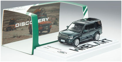 Available to Order – Land Rover Discovery 4 British Green 1:64 Whelart Model (WHE 001G)