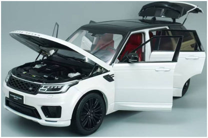 Available to Order – Range Rover Sport 2018 White/Black Wheels 1:18 (WHE 180302)