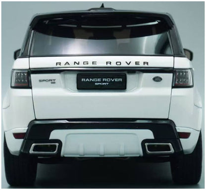 Available to Order – Range Rover Sport 2018 White/Black Wheels 1:18 (WHE 180302)
