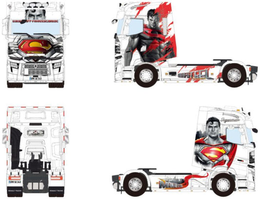 Renault Trucks T High 4x2 Popp Fahrzeugbau Superman 1:50 – diecast model (view 2)