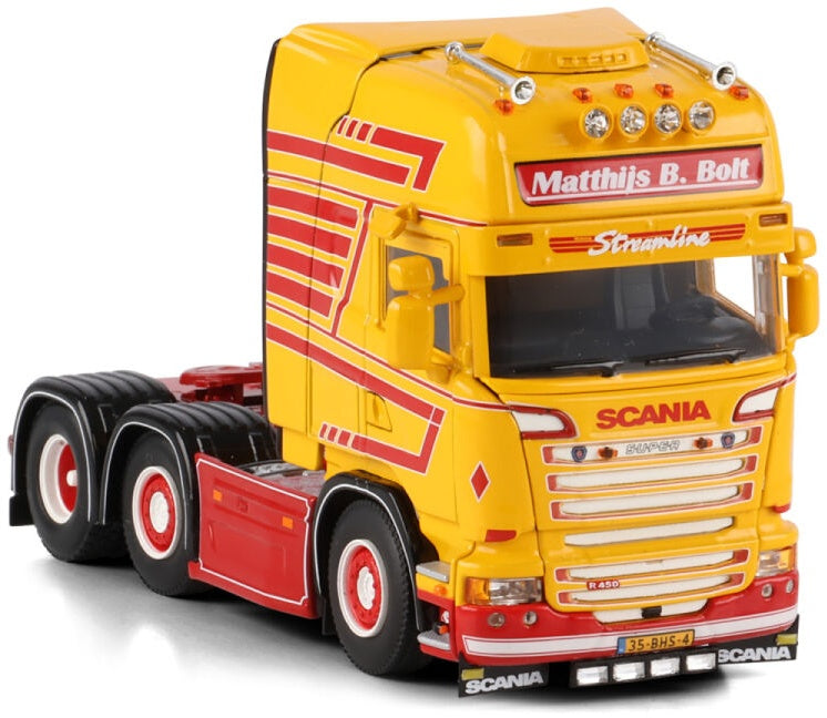 Available To Order – Scania Streamline Topline 6x2 Twin Steer Matthijs B. Bolt 1:50 (WSI 01-4911)