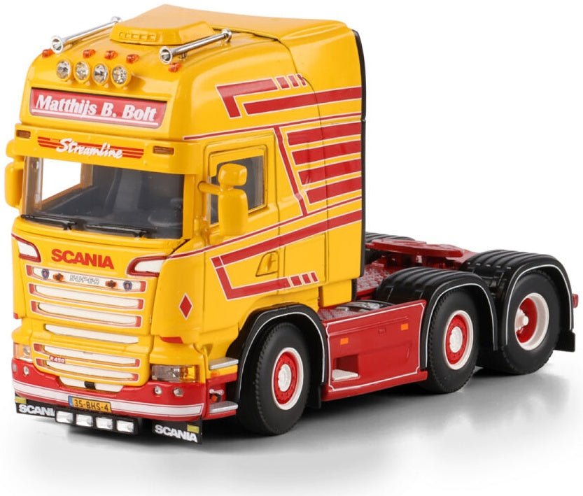 Available To Order – Scania Streamline Topline 6x2 Twin Steer Matthijs B. Bolt 1:50 (WSI 01-4911)