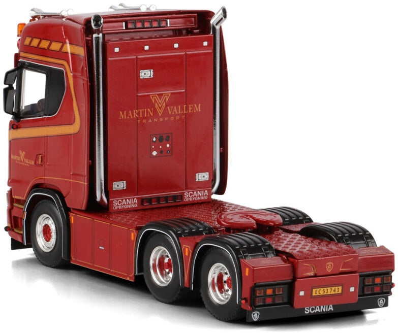 Available To Order – Scania S Highline CS20H 6x2 Tag Axle Vallem 1:50 (WSI 01-5007)