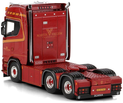 Available To Order – Scania S Highline CS20H 6x2 Tag Axle Vallem 1:50 (WSI 01-5007)