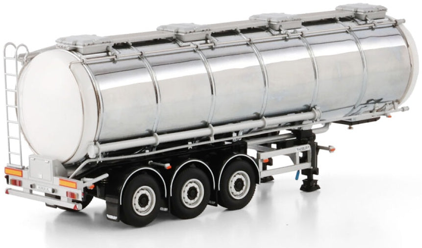 Tanker Trailer - White/Chrome 1:50 WSI Models Model (view 2)