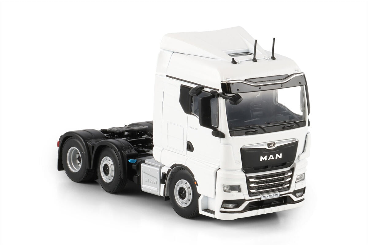 Available To Order – MAN TGX GM 6x2 Twin Steer Axle White Line 1:50 (WSI 03-2062)
